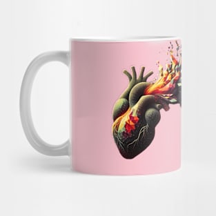 Geometric heart Mug